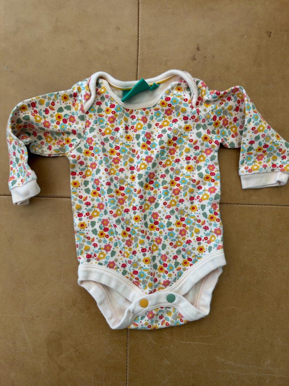Little Green Radicals Organic Cotton Onesie 0-3M